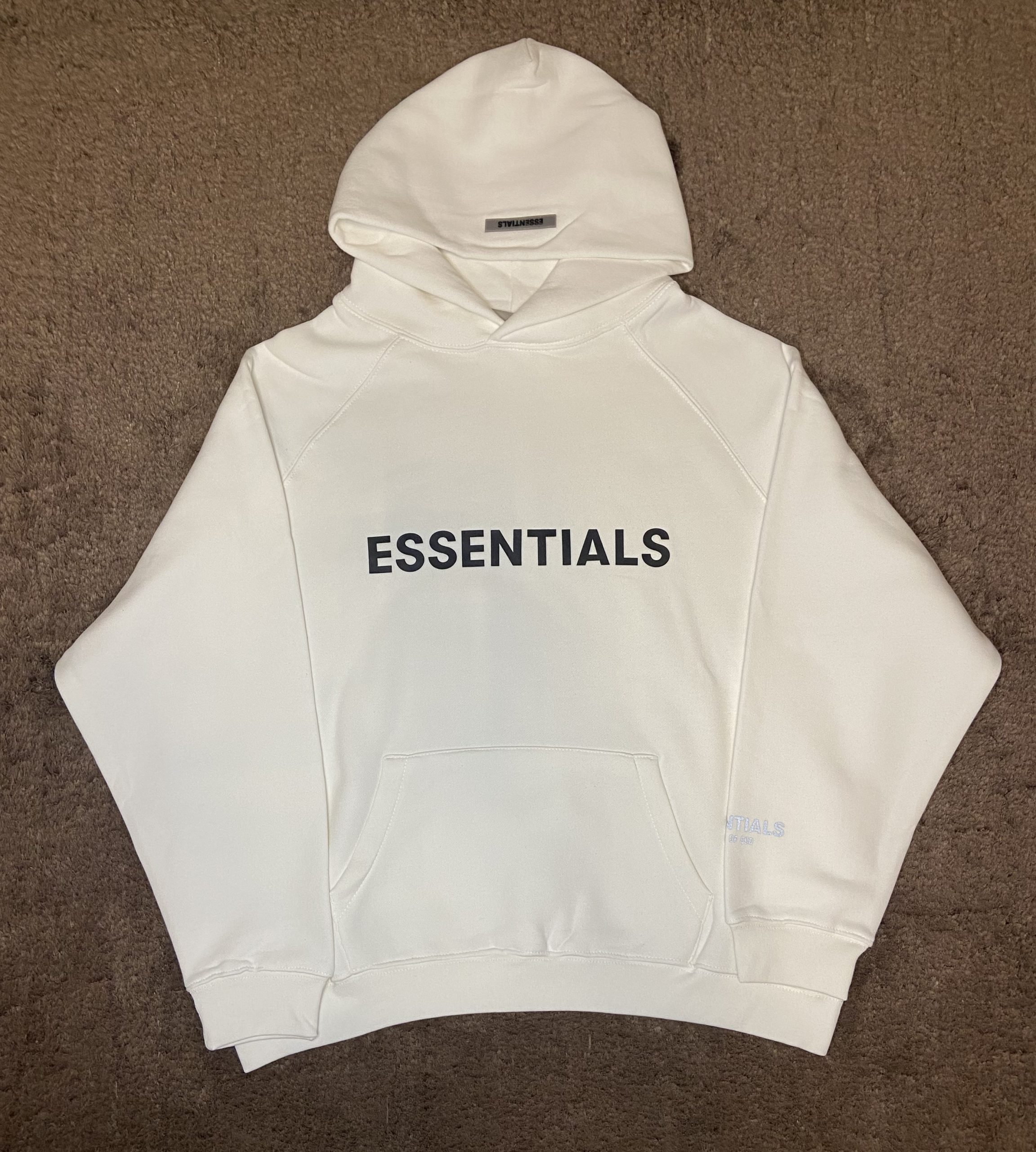 Fear of God Essentials Hoodie Cream MSM fashion